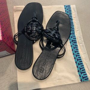 Tory Burch Jeweled Miller Sandals